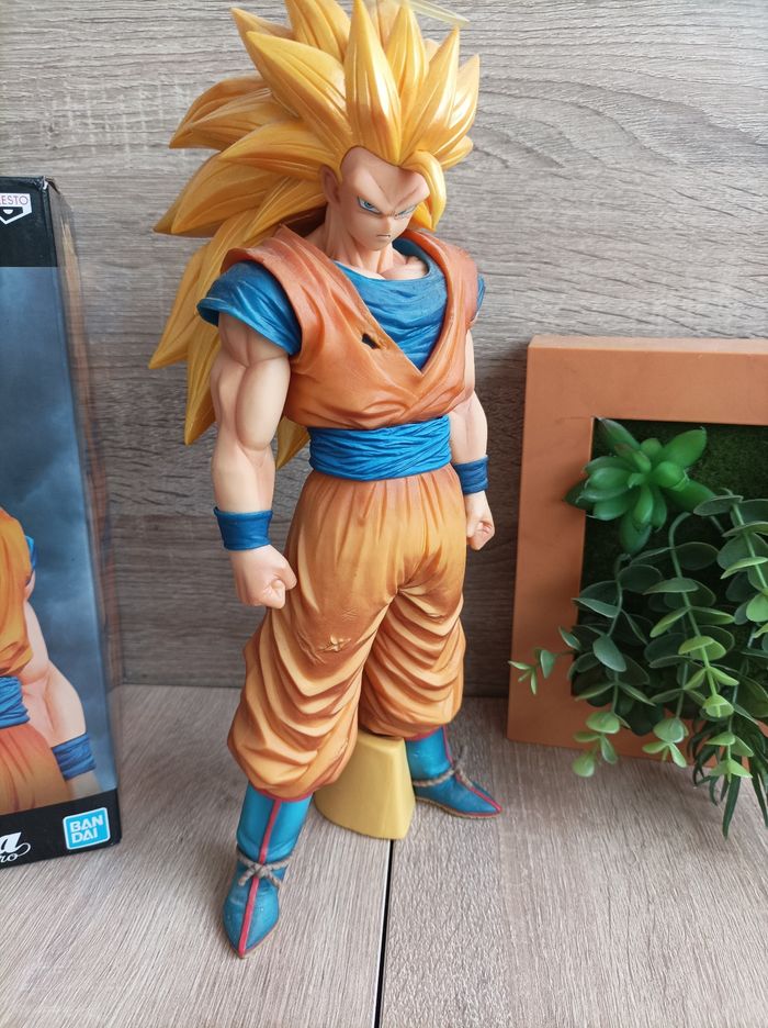 Figurine Son Goku super Saiyan 3 Dragon Ball Z DBZ banpresto grandista Nero Bandai - photo numéro 3