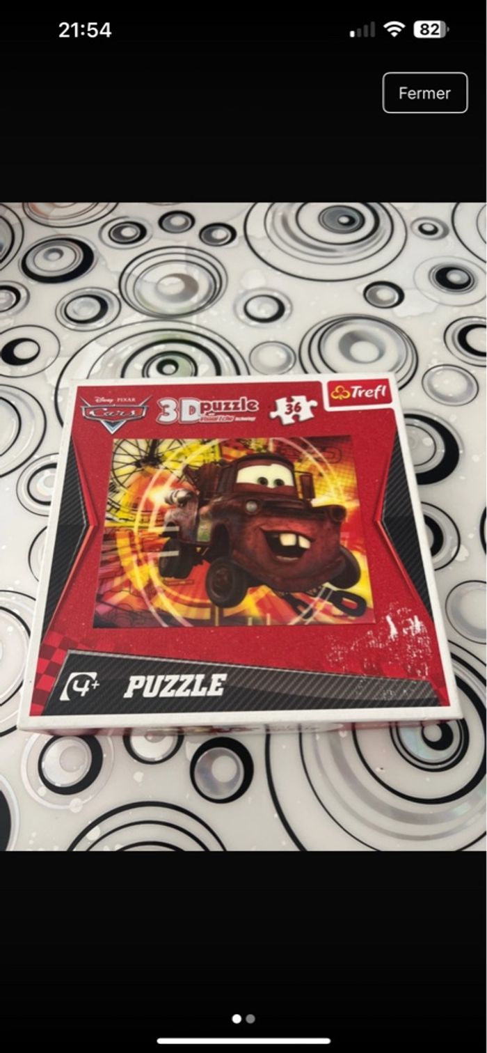 Lot puzzle Disney cars - photo numéro 6