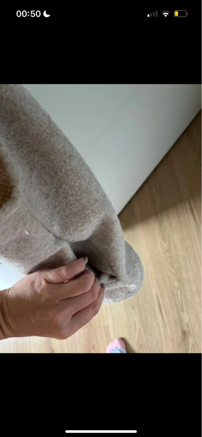 Veste sans manches beige taille unique - photo numéro 2