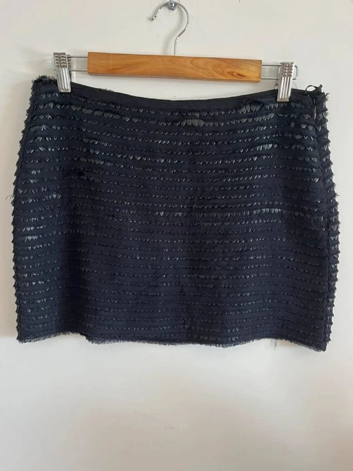 Mini jupe noire Zara