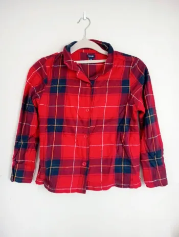 pyjamas - 2-piece set rouge à carreaux