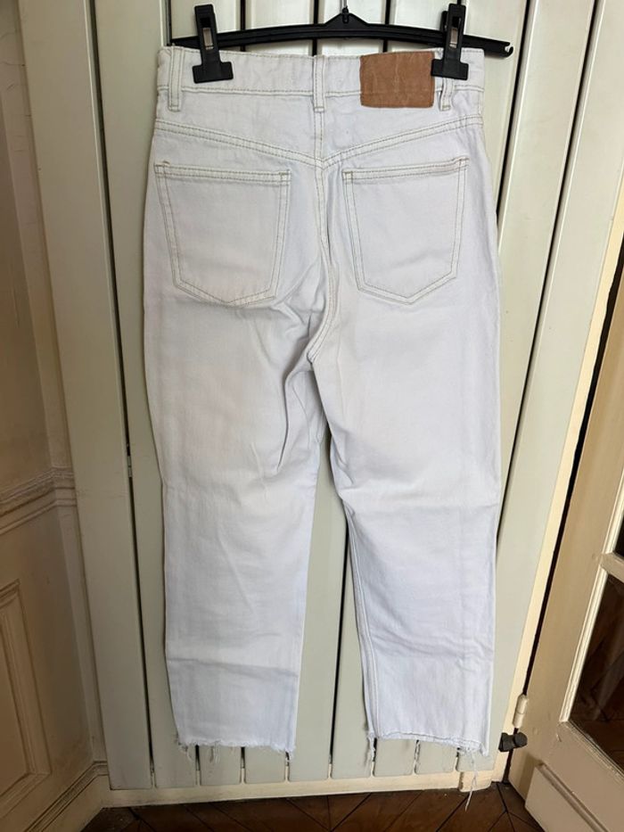 Jean blanc Zara 34 - photo numéro 3
