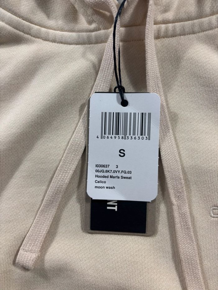 Pull à capuche Carhartt / Hooded Marfa Sweat Beige Taille S neuf avec étiquette - photo numéro 3
