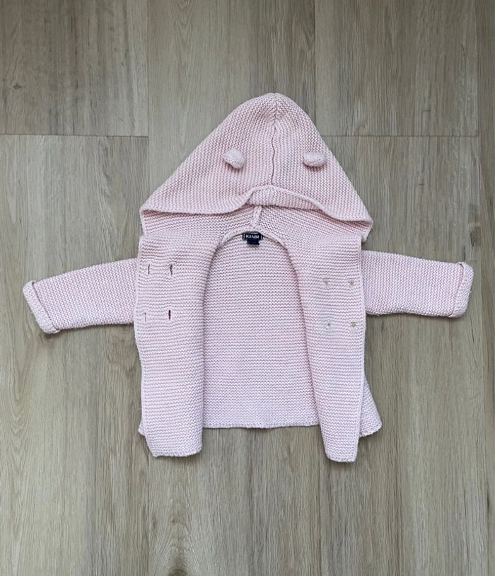 Gilet Kiabi rose petites oreilles 3 mois - photo numéro 2