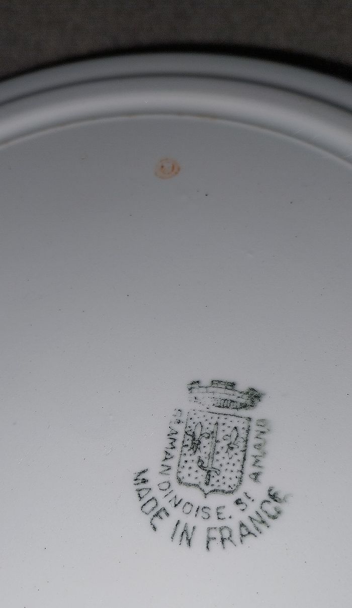 superbe plat creux Saint Amand dinoise France les semeuses de Millet - photo numéro 4