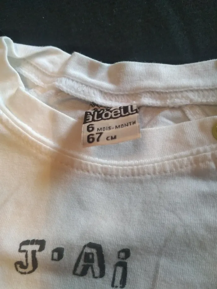 Lot de 4 Tee Shirt Garçons 6 Mois - photo numéro 4