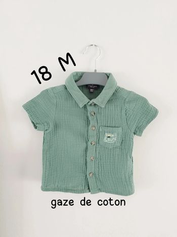 Chemise bébé garçon