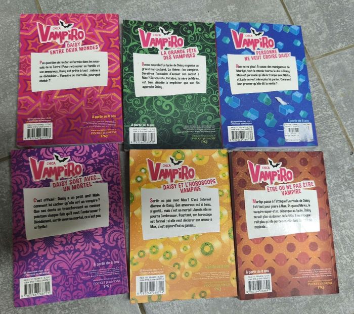 Lots de 6 livres chica vampiro - photo numéro 2