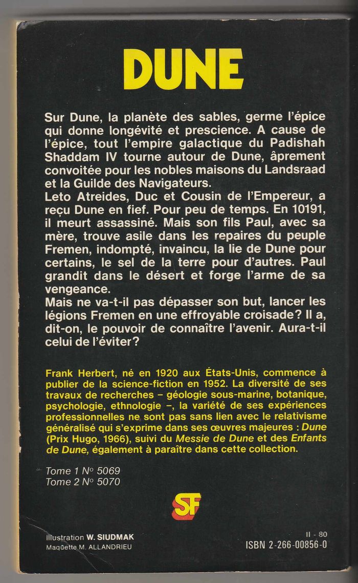 Frank Herbert, Dune - tome 2 - photo numéro 2