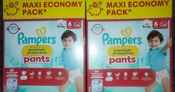 132 couches Pampers premium pants taille 6