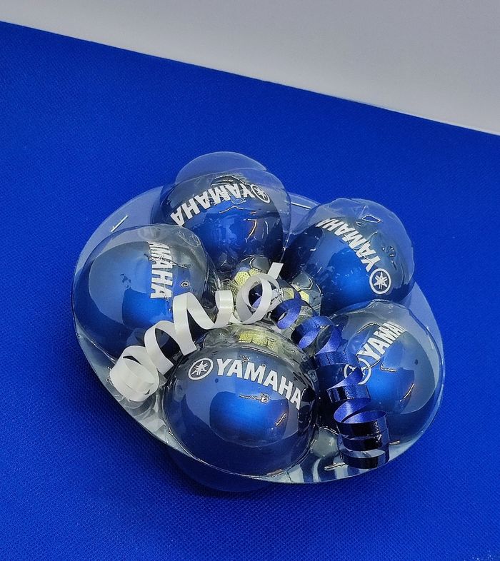 Boule de noël bleu - photo numéro 4