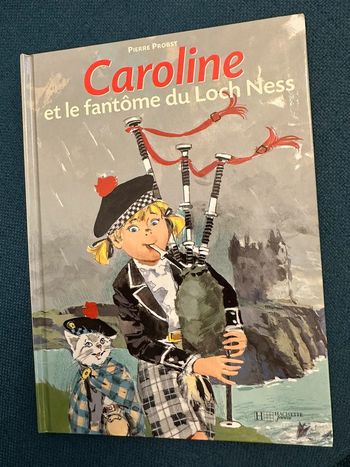 Livre BD album Pierre Probst Caroline et le Fantôme du Loch Ness rare