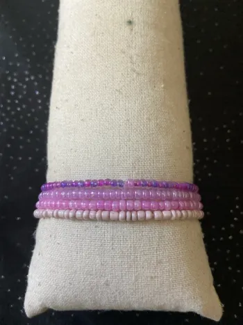 Bracelets dégradés violets