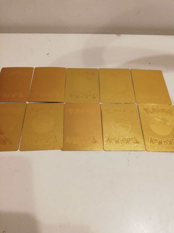 Cartes pokémons en or vraies - photo numéro 4