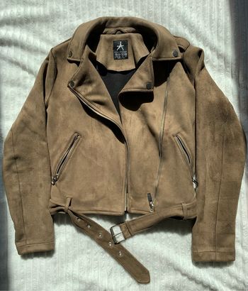 Veste en daim  marron
