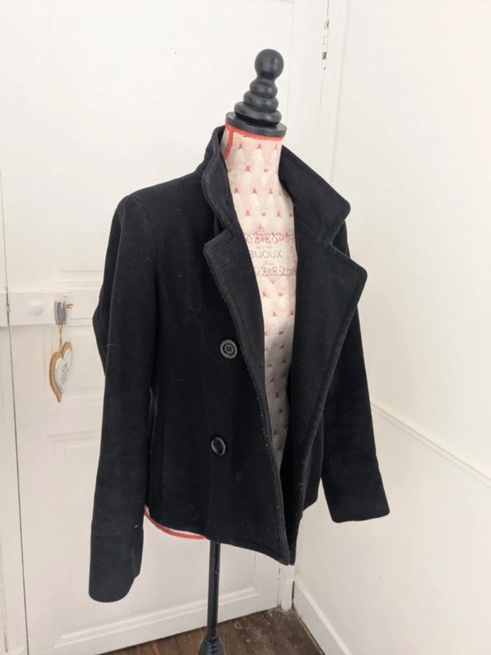 Trench court noir 3 suisses  38 - photo numéro 2