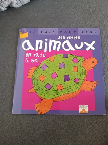 Livre je fais tout seul des animaux en pâte à sel