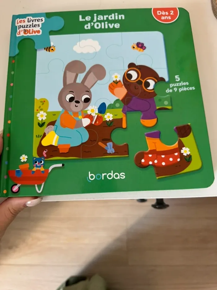 Lot de 3 livres puzzles d’Olive – Dès 2 ans - photo numéro 3