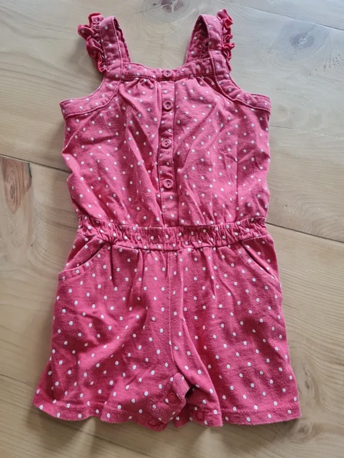 Combinaison short 18 mois fille
