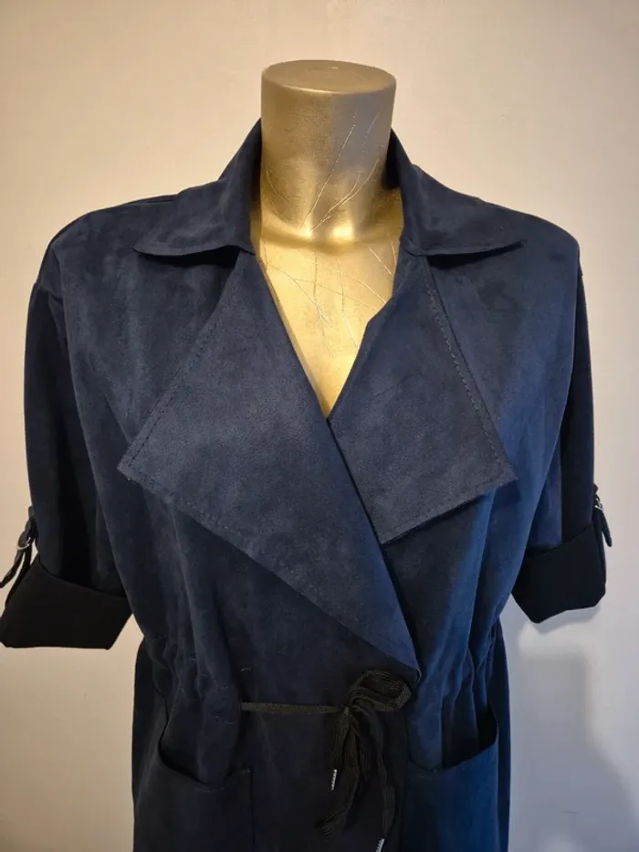 Veste neuve imitation daim taille unique - photo numéro 3