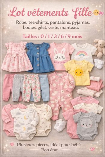 Vêtements bébé fille 