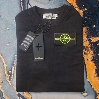 Pull Stone Island Taille M col rond homme neuf avec étiquettes – badge amovible