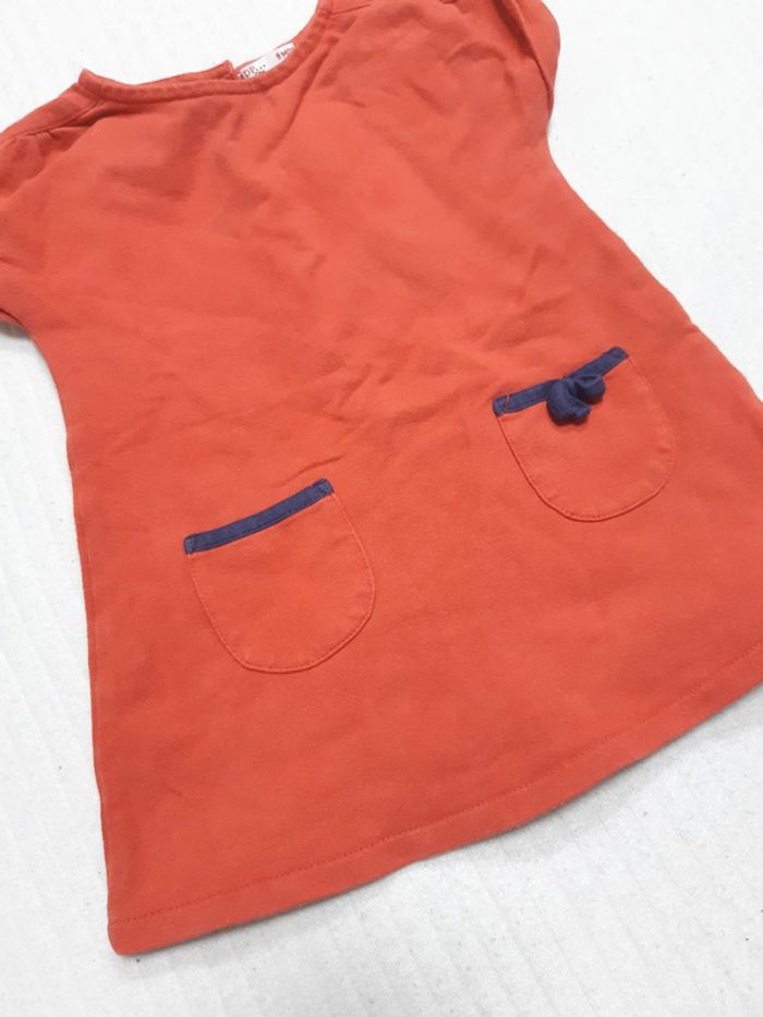 Robe rouge DPAM 9 mois - photo numéro 3