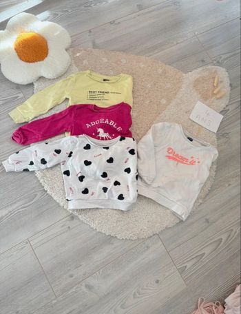 Lot sweat 4 ans fille