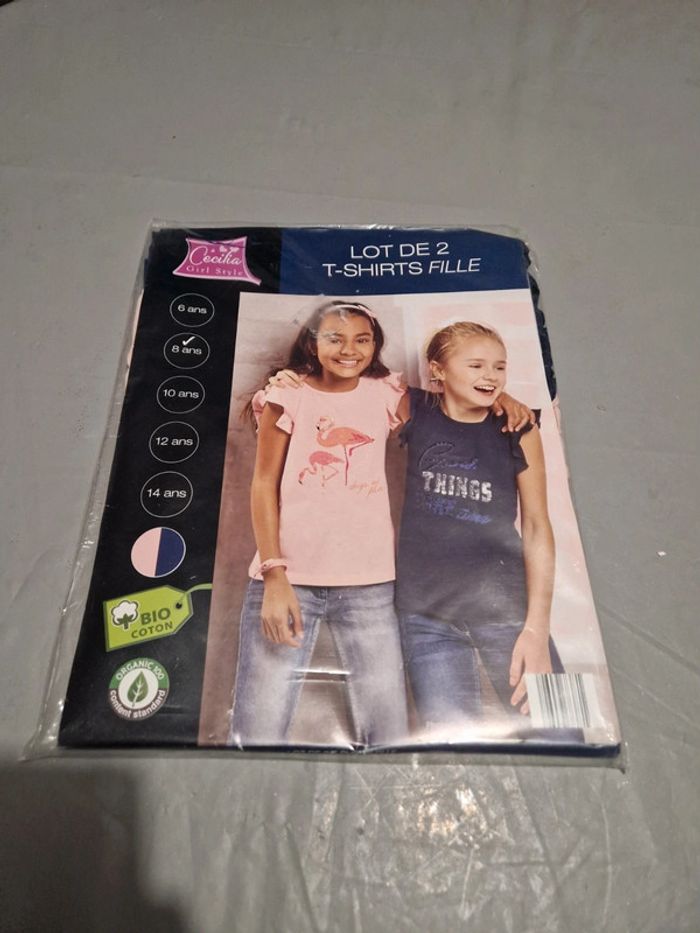 Lot de 2 tee shirt 8 ans