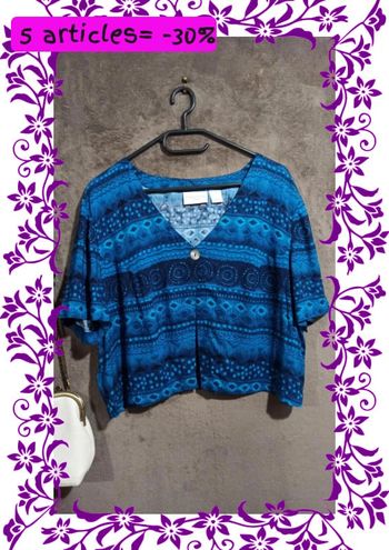 Blouse courte vintage