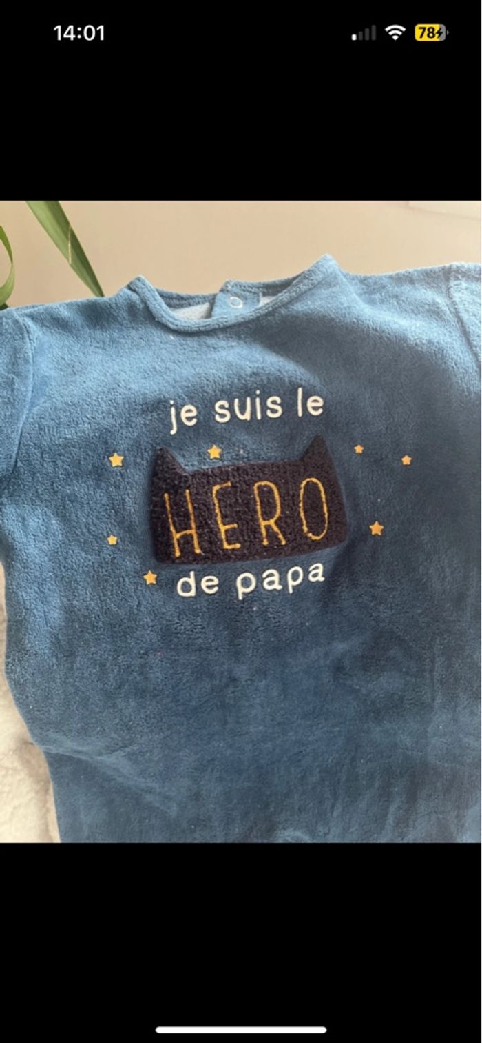 Pyjama velours bébé garçon - photo numéro 3