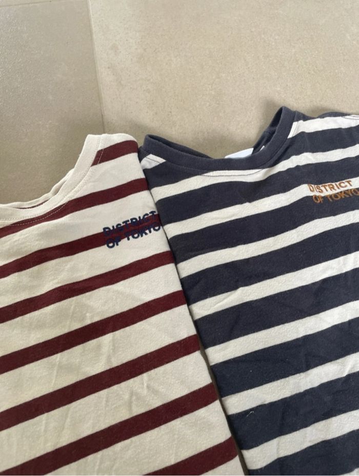Lot de 2 TEE shirt rayé 4 ans Zara manches longues - photo numéro 4