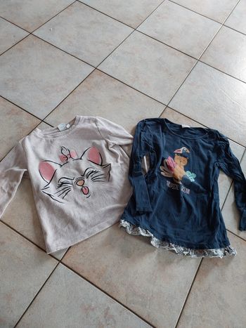 Lot haut pyjama fille