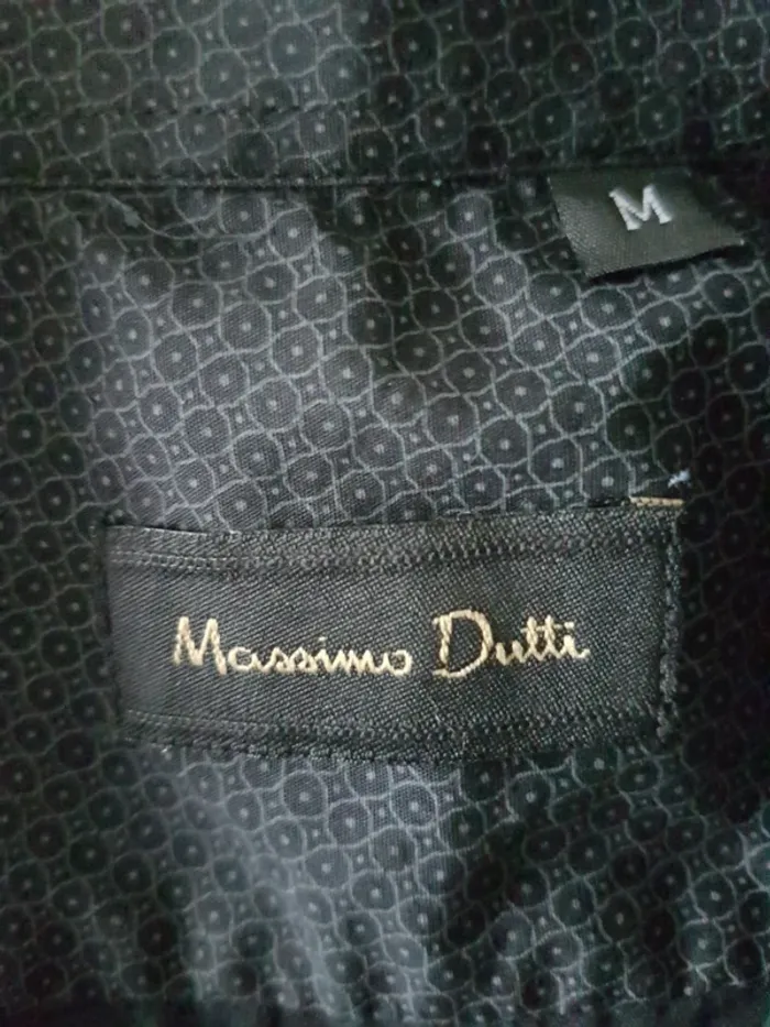 Chemise homme grise foncé Massimo Dutti Taille S - photo numéro 4