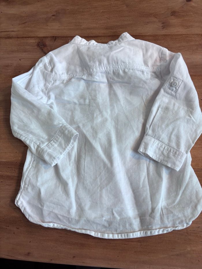 Chemise Mao blanche 12 mois - photo numéro 3
