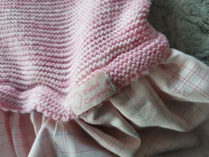 Robes et gilets bébé 18 mois lot de 4 habits roses - photo numéro 12