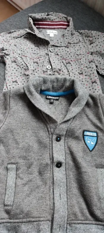 Ensemble chemise et Pull garçon