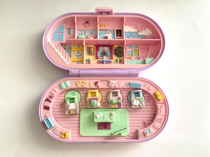 Polly Pocket Bluebird 1992 Stampin School école