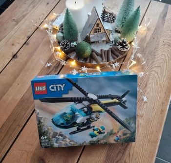 Lego city 60405, hélicoptère d'urgence