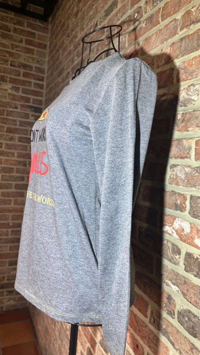 Haut gris à longues manches Etam x Wonder Woman Taille XS / 34 - photo numéro 8