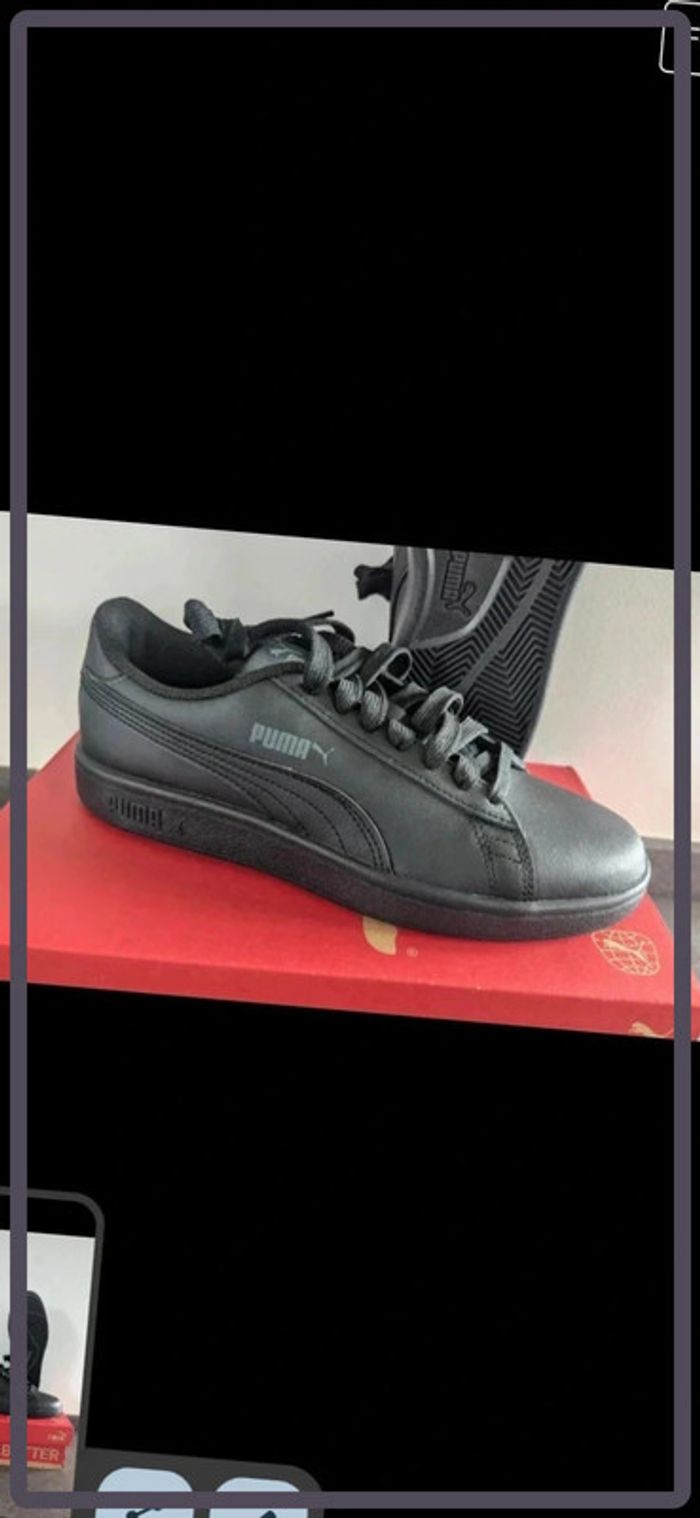 PUMA Smash V2 L Jr Baskets Basses - photo numéro 2