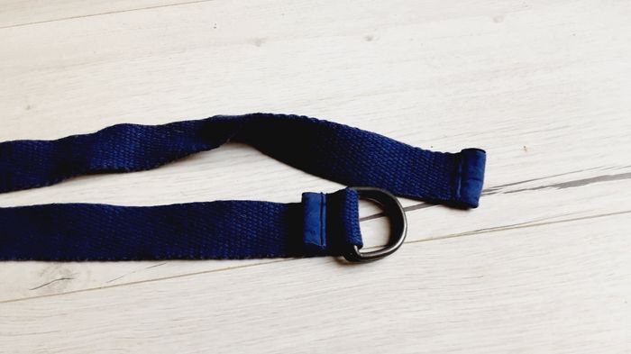 Accessoire garçon ceinture bleue marine 80 x 3 cm - photo numéro 2