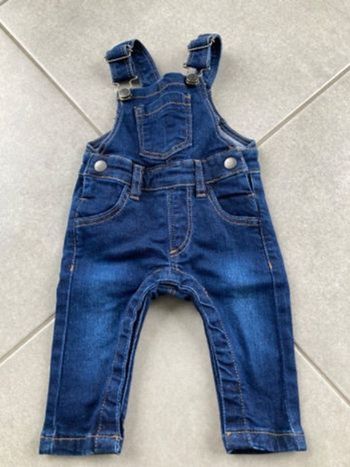 Salopette jean bleu 3 mois