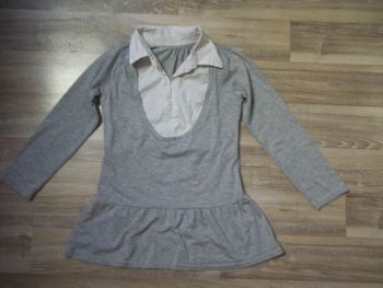 T-shirt ml 2en1 gris 10 ans (TS1)