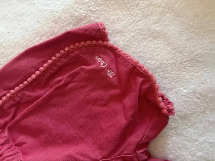 Short rose fuchsia bébé fille Lee Cooper 18 mois – détails pompons - photo numéro 4
