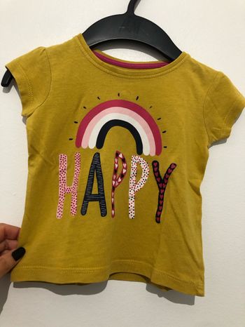 Teeshirt jaune Primark 80 cm