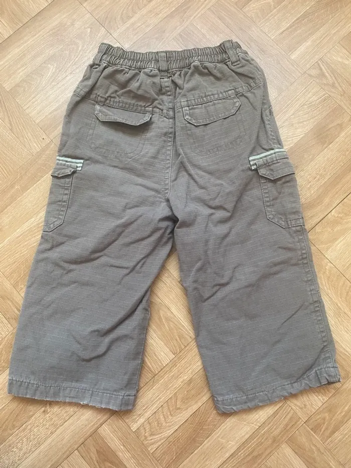 Pantalon à jambes larges marron taille 24 mois Kimbaloo - photo numéro 3