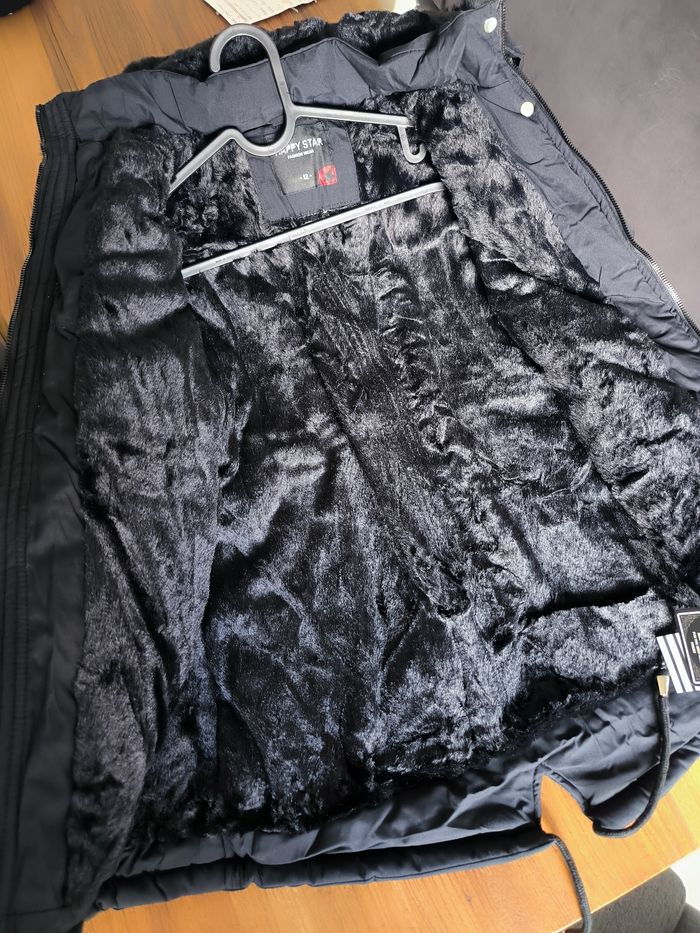 Manteau fourré enfant chaud 8 ans - photo numéro 4