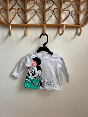 T-shirt manches longues Minnie Disney 6 mois