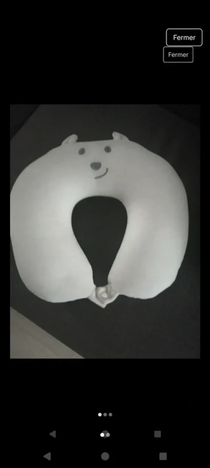 Coussin de voyage pour enfants cale tête auto 2 en 1 - photo numéro 2